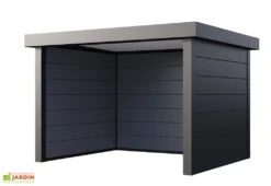 Abri De Jardin En Acier Galvanisé Ouvert Singolo - 10,6 M² -Garanta Jardin Magasin abri anthracite singolo 3630