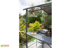 Abri Pour Barbecue En Aluminium Et Polycarbonate 150 X 240 Cm -Garanta Jardin Magasin abri barbecue 2