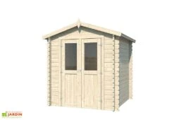 Abri De Jardin En Bois D’épicéa FSC – 180 X 180 X 214 Cm -Garanta Jardin Magasin abri de jardin bois epicea