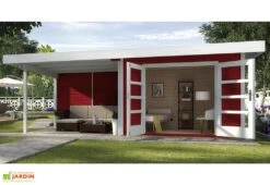 Abri Design Chill-Out 3 28mm (14,16 M²: 590x240 Ou 17,7m²: 590x300) -Garanta Jardin Magasin abri design chill out 3 28mm 14 16 m 590x240 ou 17 7m 590x300 1