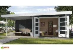 Abri Design Chill-Out 3 28mm (14,16 M²: 590x240 Ou 17,7m²: 590x300) -Garanta Jardin Magasin abri design chill out 3 28mm 14 16 m 590x240 ou 17 7m 590x300