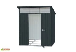 Abri De Jardin En Acier Galvanisé Duramax Modern 4 M² Gris Anthracite -Garanta Jardin Magasin abri jardin acier galvanise duramax modern 6x5 anthracite 1