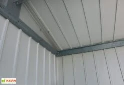 Abri De Jardin En Acier Galvanisé Duramax Modern 4 M² Gris Silver -Garanta Jardin Magasin abri jardin acier galvanise duramax modern 6x5 gris 3