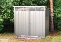 Abri De Jardin En Acier Galvanisé Duramax Modern 4,5 M² -Garanta Jardin Magasin abri jardin acier galvanise duramax modern gris