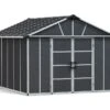 Abri De Jardin En Polycarbonate Et Aluminium Yukon 11 M² -Garanta Jardin Magasin abri jardin alu pvc gris yukon 705159 palram