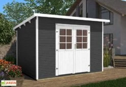Abri De Jardin En Bois D’épicéa 219 Weka-Line T2 – 7,08 M² 8 Abri De Jardin En Bois D’épicéa 219 Weka-Line T2 – 7,08 M² -Garanta Jardin Magasin abri jardin bois 219 weka line t2 anthracite