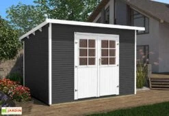 Abri De Jardin En Bois D’épicéa 219 Weka-Line T3 - 8,85 M² -Garanta Jardin Magasin abri jardin bois 219 weka line t3 anthracite