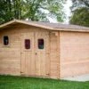 Abri De Jardin En Bois Douglas 28 Mm – 23,14 M² : 4,2 X 5,51 M 2 Abri De Jardin En Bois Douglas 28 Mm – 23,14 M² : 4,2 X 5,51 M -Garanta Jardin Magasin abri jardin bois cabane remise