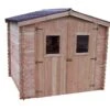 Abri De Jardin En Bois Douglas 20 Mm – 5,71 M² : 2,63 X 2,17 M -Garanta Jardin Magasin abri jardin bois douglas habrita 6m2