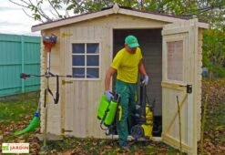 Abri De Jardin En Bois D’Épicéa Brut 6 M² 6 Abri De Jardin En Bois D’Épicéa Brut 6 M² -Garanta Jardin Magasin abri jardin bois epicea 6 16 m 2