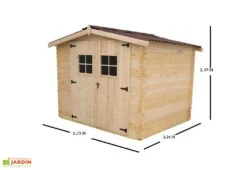 Abri De Jardin En Bois D’Épicéa Brut 6 M² 7 Abri De Jardin En Bois D’Épicéa Brut 6 M² -Garanta Jardin Magasin abri jardin bois epicea 6 16 m