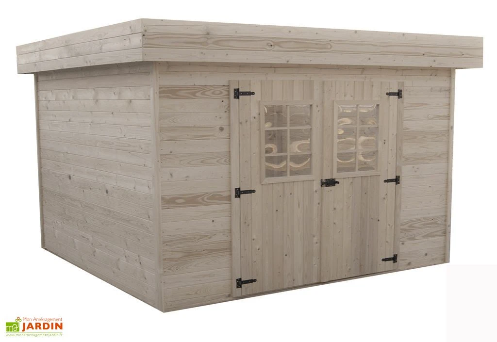Abri De Jardin En Bois D’Épicéa Brut 7 M² 4 Abri De Jardin En Bois D’Épicéa Brut 7 M² – Image 2