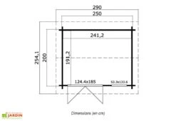 Abri De Jardin En Bois D’Épicéa Brut Alex Mini 4 M² -Garanta Jardin Magasin abri jardin bois epicea brut alex mini 4 m 2