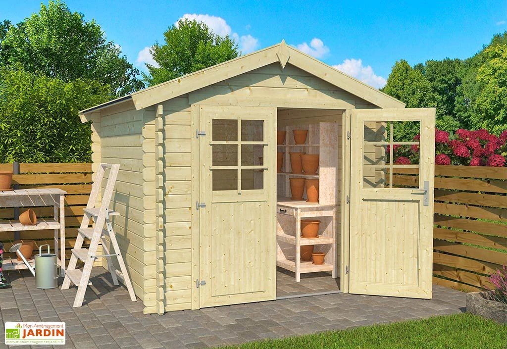 Abri De Jardin En Bois D’Épicéa Brut Anny 4,76 M² 3 Abri De Jardin En Bois D’Épicéa Brut Anny 4,76 M²
