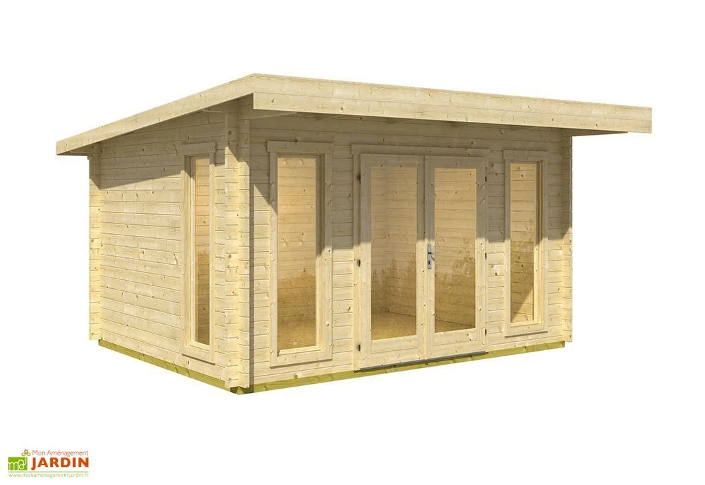 Abri De Jardin En Bois D’Épicéa Brut Barbados 3 (11 M²) 4 Abri De Jardin En Bois D’Épicéa Brut Barbados 3 (11 M²) – Image 2