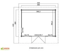 Abri De Jardin En Bois D’Épicéa Brut Barbados 3 (11 M²) 7 Abri De Jardin En Bois D’Épicéa Brut Barbados 3 (11 M²) -Garanta Jardin Magasin abri jardin bois epicea brut barbados 3 11 m 2