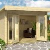 Abri De Jardin En Bois D’Épicéa Brut Barbados Mini 7 M² -Garanta Jardin Magasin abri jardin bois epicea brut barbados mini 7 m