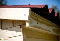 Abri De Jardin En Bois D’Épicéa Brut Habrita 9 M² -Garanta Jardin Magasin abri jardin bois epicea brut habrita 9m 1