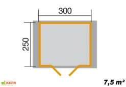 Abri De Jardin En Bois D’Épicéa Brut Weka Premium 28 (7 Tailles) -Garanta Jardin Magasin abri jardin bois epicea brut weka premium 28 7 tailles 6