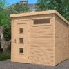 Abri De Jardin Bois D’Épicéa Design 171 Weka-Line T1 Confort - 5,6 M² -Garanta Jardin Magasin abri jardin bois epicea design 171 weka linet1 confort 56m