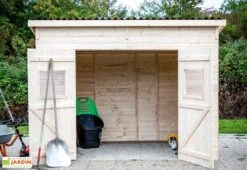 Abri De Jardin En Bois D’Épicéa Massif Brut 6,6 M² -Garanta Jardin Magasin abri jardin bois epicea massif brut 66m 3
