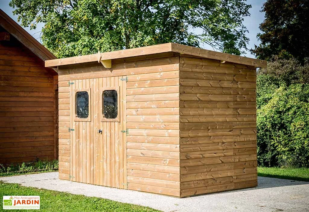Abri De Jardin En Bois D’épicéa Traité Toit En Acier Theora – 4,97 M² 3 Abri De Jardin En Bois D’épicéa Traité Toit En Acier Theora – 4,97 M²