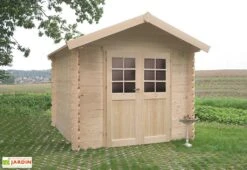 Solid Abri De Jardin En Bois Nimes 28mm (238 X 238cm) Traité En Option
