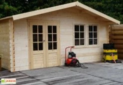 Solid Abri De Jardin Bois Vernier 28mm (538x538cm) Traité En Option -Garanta Jardin Magasin abri jardin bois solid vernier 8346