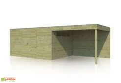 Abri De Jardin En Bois Traité Autoclave Avec Auvent 10 Abri De Jardin En Bois Traité Autoclave Avec Auvent -Garanta Jardin Magasin abri jardin bois traitement