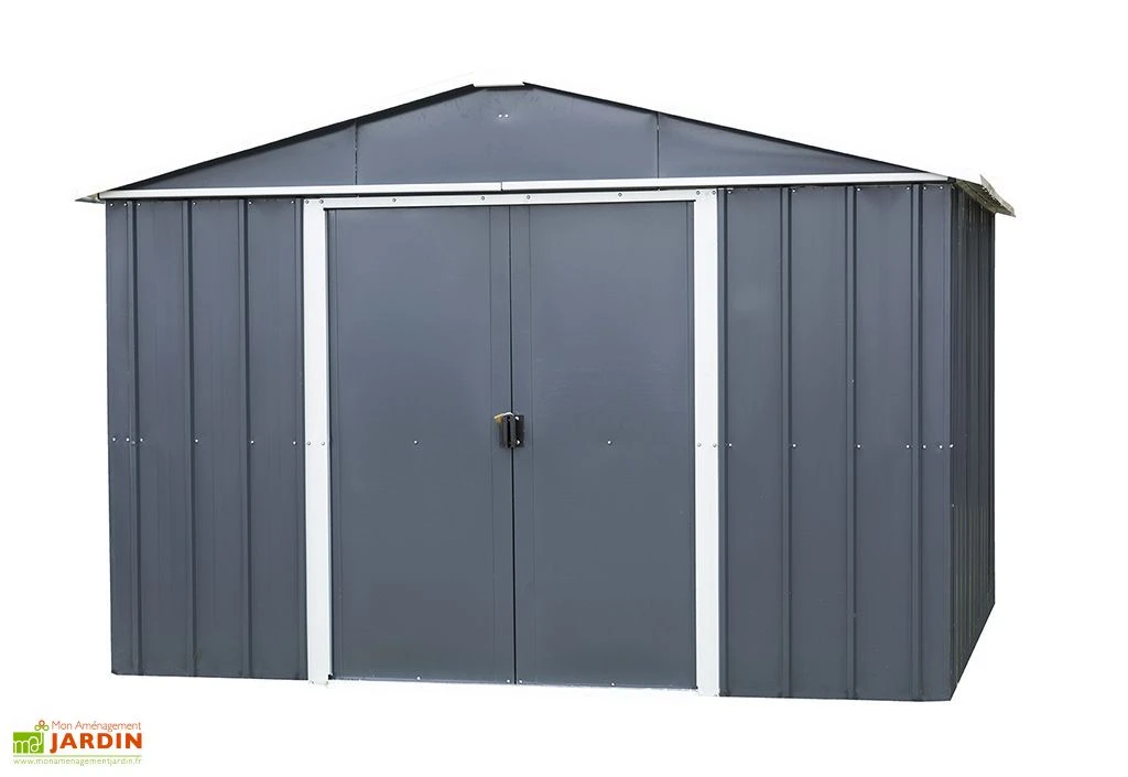 Abri De Jardin Acier Galvanisé Anthracite 197 X 303 Cm 5,97 M² 3 Abri De Jardin Acier Galvanisé Anthracite 197 X 303 Cm 5,97 M²