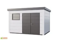 Abri De Jardin En Métal Eleganto Plus – 11,6 M² -Garanta Jardin Magasin abri jardin metal eleganto plus blanc