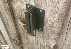 Abri De Jardin En Métal Duramax Woodgrain Imitation Bois 8 M² -Garanta Jardin Magasin abri jardin metal imitation bois duramax woodgrain 4 1