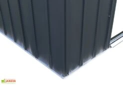 Abri De Jardin En Métal Gris Spacemaker Acier Galvanisé – 7 M² -Garanta Jardin Magasin abri jardin metal spacemaker gris acier galvanise 300cm 4