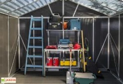Abri De Jardin En Polycarbonate Et Aluminium Yukon 7 M² -Garanta Jardin Magasin abri jardin polycarbonate aluminium yukon 7 m 2