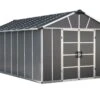 Abri De Jardin En Polycarbonate Et Aluminium Yukon 15 M² - Gris -Garanta Jardin Magasin abri jardin polycarbonate gris yukon palram 17m2 519x332cm 4