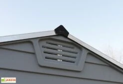 Abri De Jardin Skylight 4,2 M² Gris/Noir | Palram - Canopia -Garanta Jardin Magasin abri jardin polycarbonate palram skylight deco gris 6 2