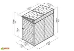 Abri De Jardin Skylight 2,1 M² Pent Ambre | Palram - Canopia -Garanta Jardin Magasin abri jardin polycarbonate pent shed palram 1