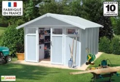 Grosfillex Abri De Jardin PVC Utility 11 -Garanta Jardin Magasin abri jardin pvc 11bleu 1