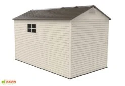 Abri De Jardin En PVC Et Acier Inoxydable Lifetime Landmark 8 M² -Garanta Jardin Magasin abri jardin pvc lifetime landmark 8m2 2 1