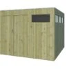 Abri De Jardin En Bois D’épicéa Traité Qube 8,88 M²