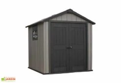 Keter Abri De Jardin PVC Brossium 757 (229x223) -Garanta Jardin Magasin abri jardin resine gris brossium 2