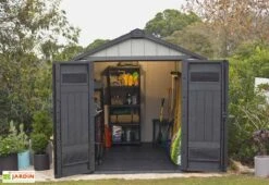 Keter Abri De Jardin PVC Brossium 757 (229x223) -Garanta Jardin Magasin abri jardin resine gris brossium 3