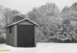 Keter Abri De Jardin PVC Brossium 759 (229x287) -Garanta Jardin Magasin abri jardin resine gris brossium 759 4