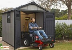 Keter Abri De Jardin PVC Brossium 759 (229x287) -Garanta Jardin Magasin abri jardin resine gris brossium 759 6