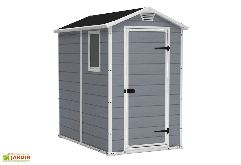 Keter Abri De Jardin Résine Premium 46 S Gris (192x130x198) 4 Keter Abri De Jardin Résine Premium 46 S Gris (192x130x198) – Image 2