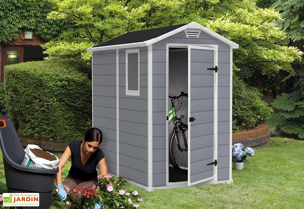 Keter Abri De Jardin Résine Premium 46 S Gris (192x130x198) 3 Keter Abri De Jardin Résine Premium 46 S Gris (192x130x198)