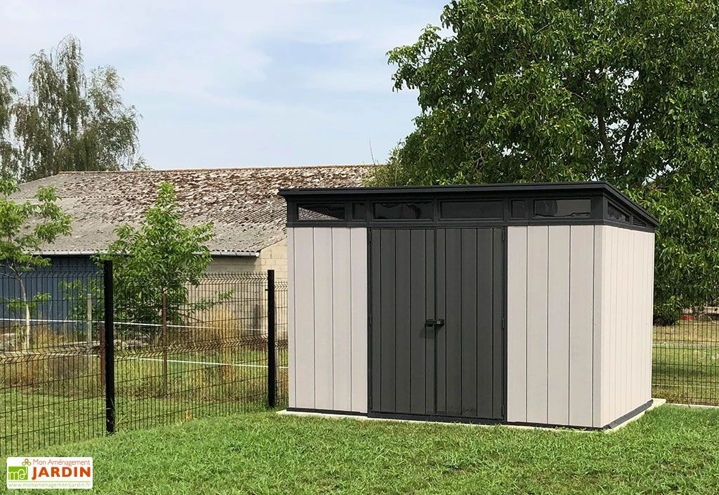 Keter Abri De Jardin En Résine Avec Toit Monopente Brossium 117 - 7,4 M² 4 Keter Abri De Jardin En Résine Avec Toit Monopente Brossium 117 - 7,4 M² – Image 2