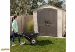 Abri De Jardin PVC Lifetime Landmark (2,13x2,13) -Garanta Jardin Magasin abri jardin resine lifetime 60190