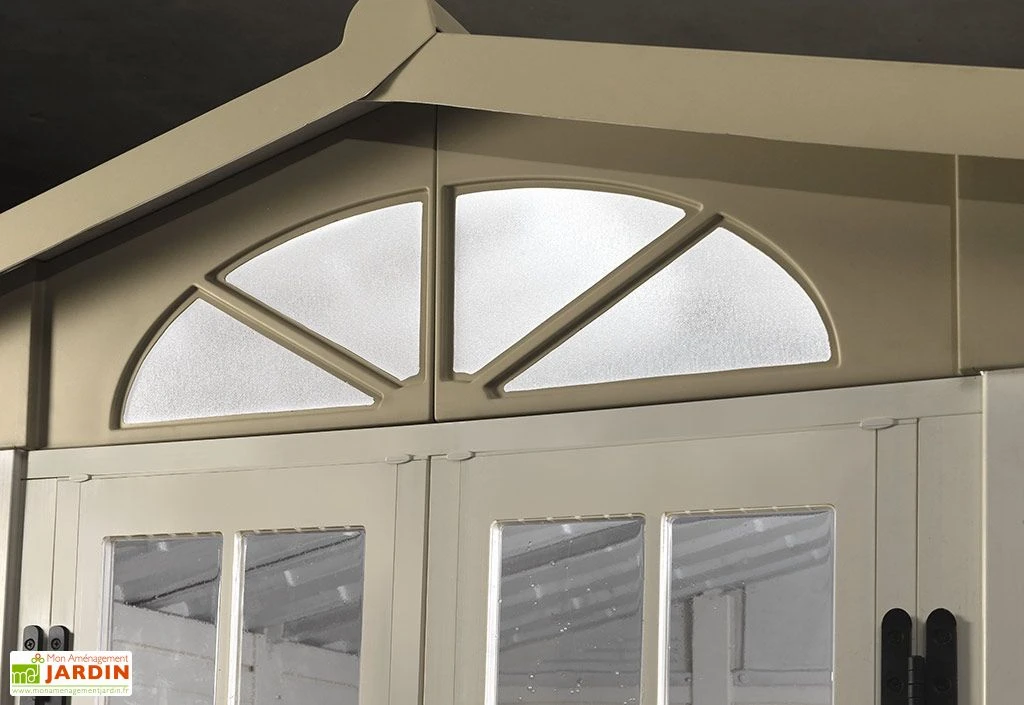 Abri De Jardin En PVC Evo 280 Beige (242x282cm) 5 Abri De Jardin En PVC Evo 280 Beige (242x282cm) – Image 3