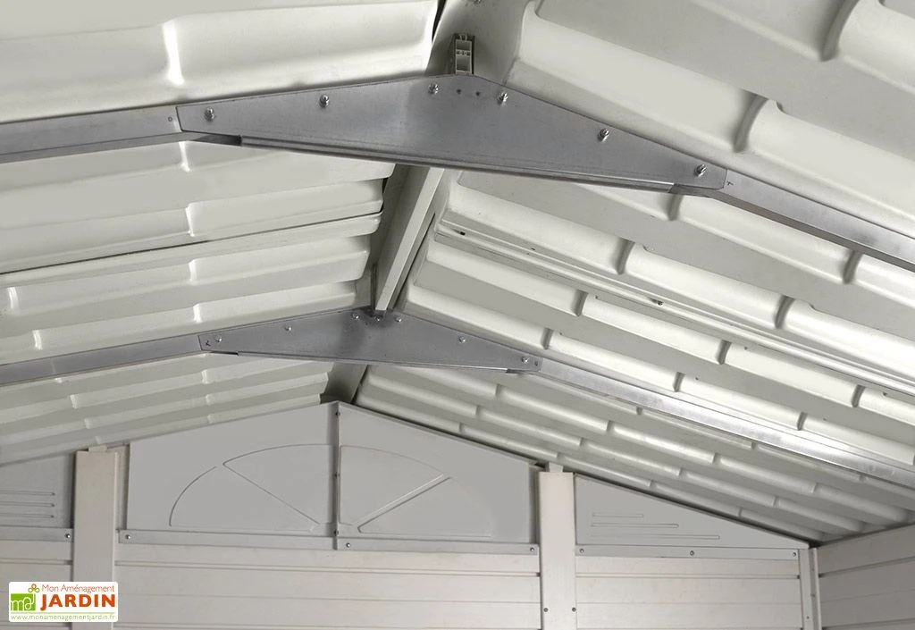 Abri De Jardin En PVC Evo 280 Beige (242x282cm) 6 Abri De Jardin En PVC Evo 280 Beige (242x282cm) – Image 4